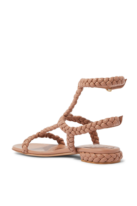 Sorrento Braided Leather Sandals